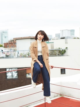 潮田あかりさん（レディース・166cm）の冬コーディネート