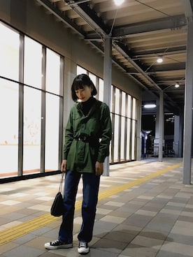 潮田あかりさん（レディース・166cm）の冬コーディネート