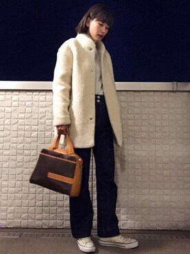 潮田あかりさん（レディース・166cm）の冬コーディネート