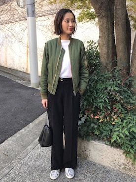 潮田あかりさん(レディース・166cm)の春コーディネート