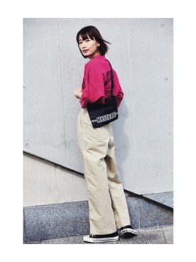 潮田あかりさん（レディース・166cm）の春コーディネート