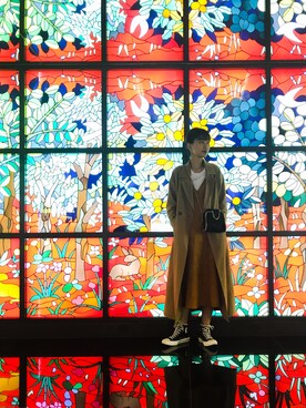 潮田あかりさん（レディース・166cm）の春コーディネート