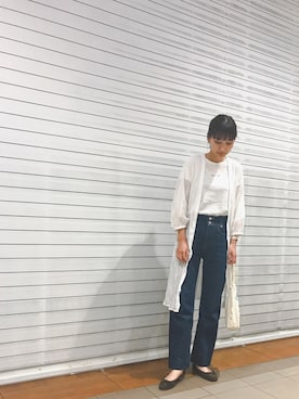 「ACE by MORIZANE（エースバイモリザネ）のアイテム」を使った、潮田あかりさん（レディース・166cm）の春コーディネート