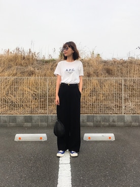 潮田あかりさん(レディース・166cm)の夏コーディネート