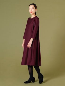 「ADIEU TRISTESSE（アデュートリステス）のアイテム（ワンピース/ドレス）」を使った、潮田あかりさん（レディース・166cm）の夏コーディネート
