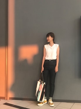 潮田あかりさん(レディース・166cm)の夏コーディネート
