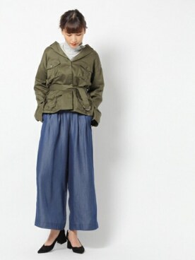 潮田あかりさん（レディース・166cm）の秋コーディネート