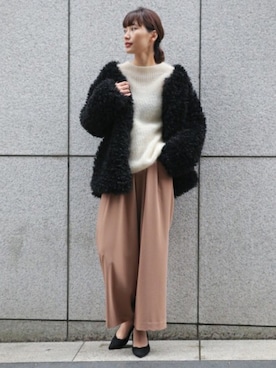 潮田あかりさん(レディース・166cm)の秋コーディネート