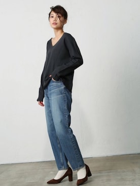 潮田あかりさん(レディース・166cm)の冬コーディネート