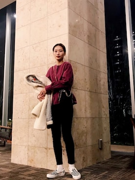 潮田あかりさん（レディース・166cm）の冬コーディネート