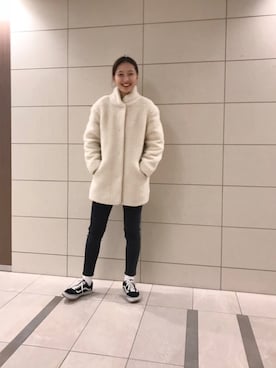 潮田あかりさん（レディース・166cm）の冬コーディネート