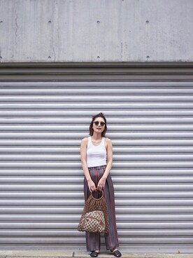 潮田あかりさん(レディース・166cm)の春コーディネート