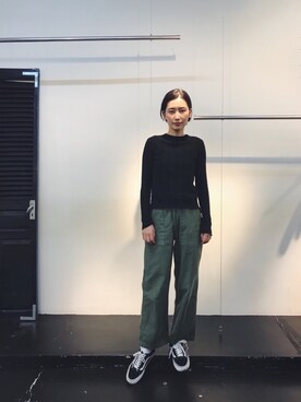 潮田あかりさん（レディース・166cm）の春コーディネート