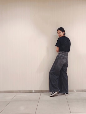 「JOHN LAWRENCE SULLIVAN（ジョンローレンスサリバン）のアイテム」を使った、潮田あかりさん（レディース・166cm）の夏コーディネート