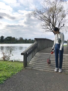 潮田あかりさん(レディース・166cm)の秋コーディネート