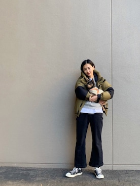 潮田あかりさん（レディース・166cm）の冬コーディネート