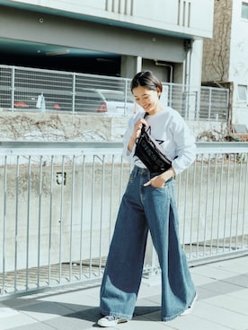 潮田あかりさん（レディース・166cm）の春コーディネート