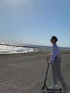 潮田あかりさん（レディース・166cm）の春コーディネート