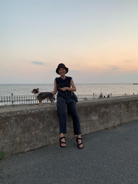 潮田あかりさん(レディース・166cm)の夏コーディネート