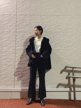 潮田あかりさん(レディース・166cm)の冬コーディネート