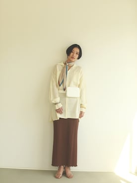 潮田あかりさん(レディース・166cm)の春コーディネート