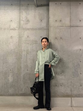 「Lyta（リタ）のアイテム」を使った、潮田あかりさん（レディース・166cm）の秋コーディネート