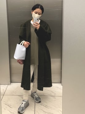 潮田あかりさん(レディース・166cm)の冬コーディネート