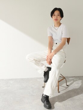 潮田あかりさん（レディース・166cm）の春コーディネート