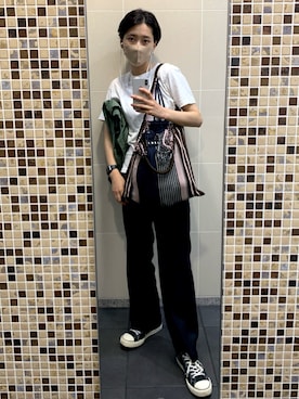 潮田あかりさん（レディース・166cm）の春コーディネート