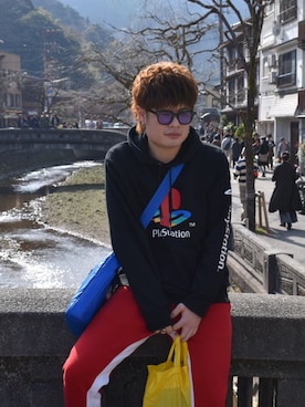 「しまむら（シマムラ）のアイテム（スウェット）」を使った、BUSU BOY®︎さん（メンズ・171cm）の夏コーディネート
