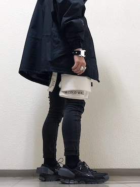 「NIKE ACG（ナイキエィシージー）のアイテム（ナイロンジャケット）」を使った、AkirAさん（メンズ・162cm）の春コーディネート
