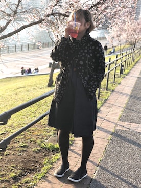 「FRAPBOIS」｜「アイテム（スリッポン）」を使った、hiroさん（レディース・162cm）の春コーディネート