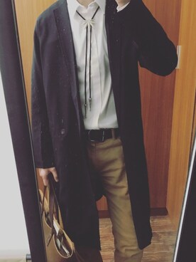 「Selected   （-）のアイテム」を使った、vladosamaさん（メンズ・176cm）の春コーディネート