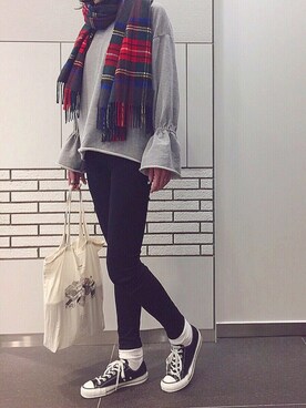 ちーかまさんさん（レディース・167cm）の冬コーディネート