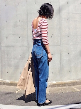 ちーかまさんさん(レディース・168cm)の春コーディネート