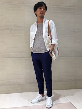 「STEVE MONO」｜むねのリーチさん（メンズ・174cm）の春コーディネート