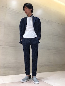 munenoreachさん（メンズ・174cm）の春コーディネート