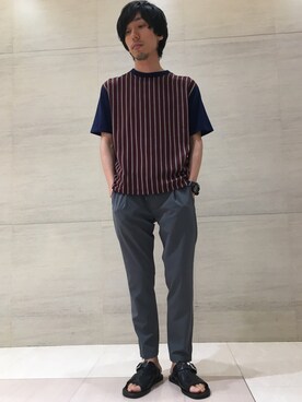 munenoreachさん（メンズ・174cm）の夏コーディネート