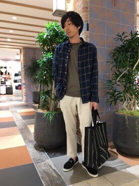 munenoreachさん（メンズ・174cm）の春コーディネート