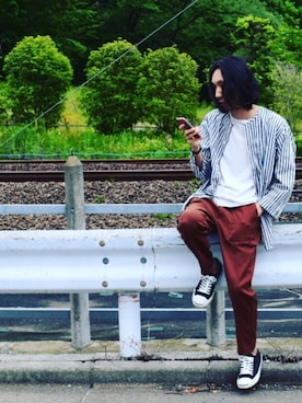 munenoreachさん(メンズ・174cm)の春コーディネート