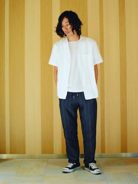 munenoreachさん（メンズ・174cm）の夏コーディネート