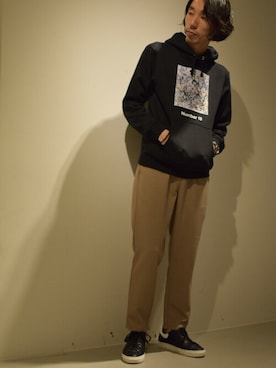 「bexist（ベグジット）のアイテム」を使った、munenoreachさん（メンズ・174cm）の秋コーディネート