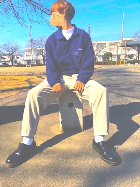 「高円寺」｜「アイテム（その他アウター）」を使った、海 kai さん（メンズ・170cm）の春コーディネート