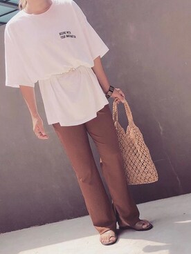 ⓒⓗⓘーⓒⓗⓐⓝさん（レディース・161cm）の夏コーディネート