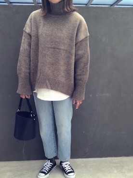 ⓒⓗⓘーⓒⓗⓐⓝさん（レディース・161cm）の冬コーディネート