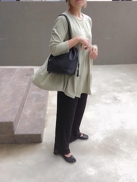 「perche（ペルケ）のアイテム」を使った、ⓒⓗⓘーⓒⓗⓐⓝさん（レディース・161cm）の冬コーディネート