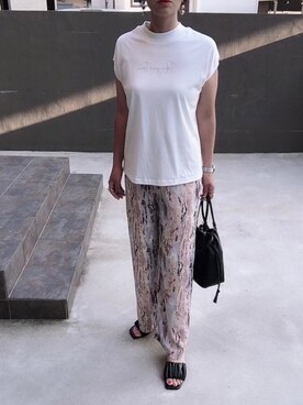 「perche（ペルケ）のアイテム」を使った、ⓒⓗⓘーⓒⓗⓐⓝさん（レディース・161cm）の夏コーディネート