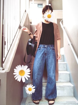 Ran®️Ran2🌵さん（レディース・155cm）の夏コーディネート