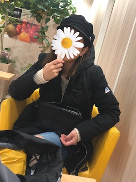 「Cape HEIGHTS（ケープハイツ）のアイテム（ダウンジャケット/コート）」を使った、Ran®️Ran2🌵さん（レディース・156cm）の冬コーディネート