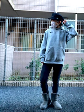 「Julia Boutique（ジュリアブティック）のアイテム（帽子）」を使った、Ran®️Ran2🌵さん（レディース・156cm）の冬コーディネート